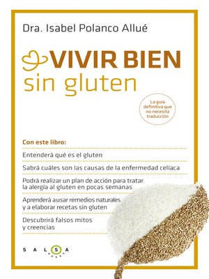 cover image of Vivir bien sin gluten